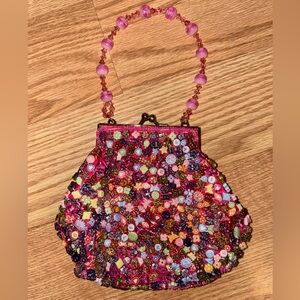 Colorful Beaded Women's Bag